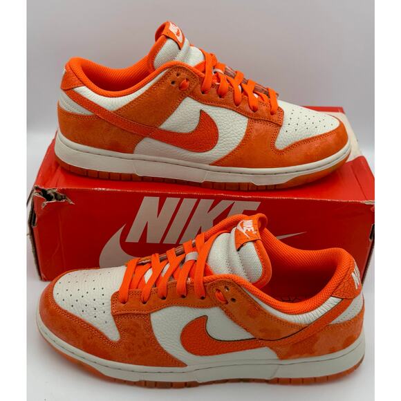 Nike Dunk Low Cracked Orange FN7773-001 10.5 W / 9 M # 415 main image 7